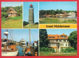 161790 / Insel Hiddensee - Leuchtturm Lighthouse , PORT SHIP , HO GASTSTATTE " DORNBUSCH " Germany Allemagne Deutschland - Hiddensee