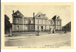 Cp, 86, Coulombiers, La Mairie, Et Le Groupe Scolaire - Other & Unclassified