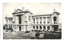 Cp, Monaco, Musée Océanographique, Façade Principale, Voyagée 1952 - Museo Oceanografico