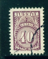 TURKEY  -  1957  Official  40k  Used As Scan - Oblitérés