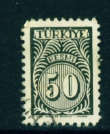 TURKEY  -  1957  Official  50k  Used As Scan - Oblitérés