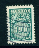 TURKEY  -  1957  Official  100k  Used As Scan - Used Stamps