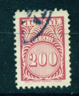 TURKEY  -  1957  Official  200k  Used As Scan - Used Stamps