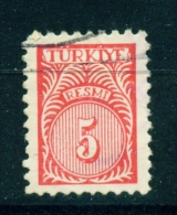 TURKEY  -  1957  Official  5k  Used As Scan - Oblitérés