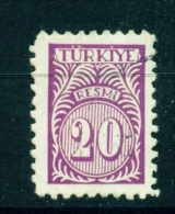 TURKEY  -  1957  Official  20k  Used As Scan - Used Stamps