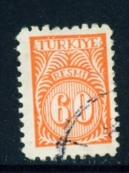 TURKEY  -  1957  Official  60k  Used As Scan - Used Stamps