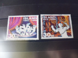 ISLANDE TIMBRE OU SERIE  YVERT N°755+759 - Usados