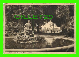 ROMA, ITALIE - FONTANA DEL MOSÈ, PINCIO - CIRCULÉE EN 1943 - ED. ENRICO VERDESI - - Parchi & Giardini