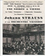 PROGRAMME  OPERETTE VIENNOISE LYON - SALLE RAMEAU 1932 - Programs