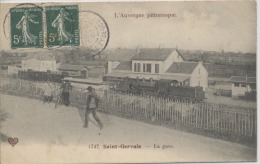 63 -   SAINT GERVAIS D´AUVERGNE  -  LA GARE - Saint Gervais D'Auvergne