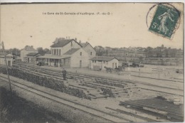 63 -   LA GARE DE SAINT GERVAIS D´AUVERGNE  - - Saint Gervais D'Auvergne