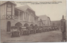 63 -   SAINT GERVAIS D´AUVERGNE - Annexe Et Garage De Castel Hotel CHASSAGNETTE  - Timbre Taxe Au Dos - Saint Gervais D'Auvergne