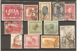 CONGO BELGE  --  Petit Lot  12 Timbres - Autres & Non Classés