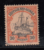 German New Guinea Used Scott #12 30pf Kaiser´s Yacht ´ Hohenzollern´ - Nouvelle-Guinée