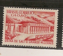 Brazil ** & Inauguração Da Barragem De Salto Grande, Minas Gerais 1955 (615) - Ungebraucht