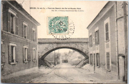 95 MERIEL - Pont Du Chemin De Fer Et Rue Du Pont - Meriel