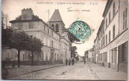 95 SAINT BRICE - L'église Et La Grande Rue - Saint-Brice-sous-Forêt