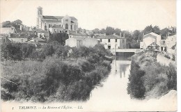 TALMONT - La Rivière Et L´Eglise - Talmont Saint Hilaire