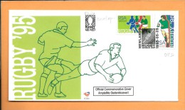 ENVELOPPE: Coupe Du Monde De Rugby 25-05-1995 - Lettres & Documents