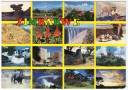 ZIMBABWE - VIEWS / HARARE CANCEL / THEMATIC STAMPS-OLYMPIC GAMES LOS ANGELES 84 - Zimbabwe