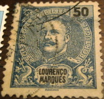 Lourenzo Marques 1898 King Carlos I 50r - Used - Lourenzo Marques