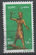 N° 1734 O Y&T 2002 Antiquités Statuette Du Pharaon Toutankhamon - Usados