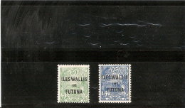 WALLIS ET FUTUNA  N° 40/41   NEUF*     DE 1927/28 - Ungebraucht