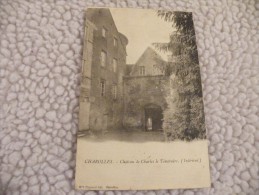 A251. CPA.  71.  CHAROLLES.  Chateau De Charles Le Téméraire. (intérieur).  Beau Plan. écrite & Voyagée 1902 - Charolles