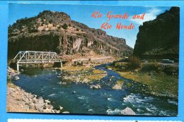 R090, Rio Grande And Rio Hondo, New Mexico, Circulée 1966 Timbre Décollé - Mexico