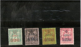 ZANZIBAR    N° 17A/ NEUF *20  OBLITERE N 23 NEUF* N 28 OBLITERE    DE 1896/1900 - Unused Stamps