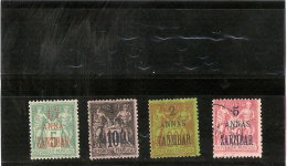 ZANZIBAR    N° 17A/ NEUF *20  OBLITERE N 23 NEUF* N 28 OBLITERE    DE 1896/1900 - Neufs