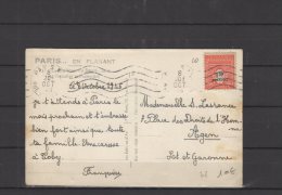 France N° 708 Seul Obli/ Sur Carte Postale - 1945 - 1944-45 Triomfboog