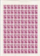 Urss 1961- Yt 2373A** Foglio Completo Di 100 Val. Ordinaria - Hojas Completas