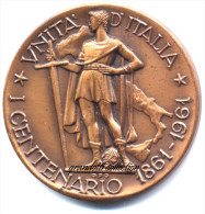 UNITÁ D'ITALIA I° CENTENARIO 1861 - 1961 MEDAGLIA CELEBRATIVA - Autres & Non Classés
