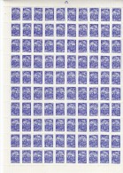 Urss 1961 - Yt 2374** Foglio Completo Di 100 Val.   Ordinaria - Feuilles Complètes