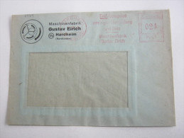 1946, HARDHEIM      ,  Firmen Freistempel Auf Beleg - Other & Unclassified