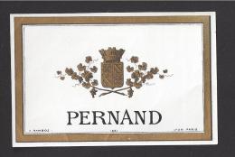 Etiquette De Vin -  Pernand  -  ND 20/30 ? - Bourgogne