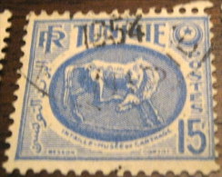 Tunisia 1950 Horse - From Carthage Museum 15f - Used - Gebraucht