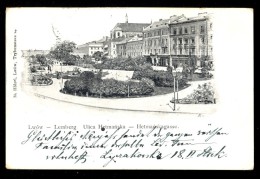 Lwow - Lemberg Ulica Hetmanska-Hetmanskagasse / M. Holzel / Around Year 1900 / Circulated Postcard - Ukraine