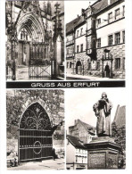 Deutschland - Gruss Aus Erfurt - Dom - Lutherdenkmal - Haus Zum Stockfisch - Marktstrasse - Erfurt