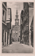 AK Sächsische Schweiz Pirna Kirchgasse Mit Rathaus Kirchplatz Am Markt Marienkirche Altstadt - Pirna