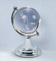 Johnnie Walker  -  Advertising Glass Globe - Alcoholes