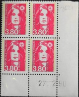 FRANCE COIN DATE Du 27.2.90 - 4 TIMBRES NEUFS** N° 2624 Y&T : 9,15€ - 1990-1999