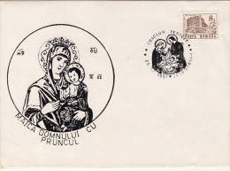 12331- JESUS' BIRTH, VIRGIN MARY AND BABY JESUS, SPECIAL COVER, 1991, ROMANIA - Covers & Documents