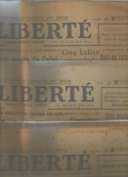 3 Journaux " La Liberté" 2 Nov-29,31 Oct 1924 Affaire Seznec  Le Bagne - Sonstige & Ohne Zuordnung