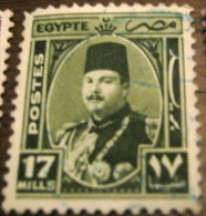 Egypt 1944 King Farouk 17m - Used - Gebraucht