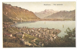 SWITZERLAND - MONTREUX - VUE - FETE CANTONALE DE GYMNASTIQUE 1919 - TOMBOLA ( 80 - St. Anton