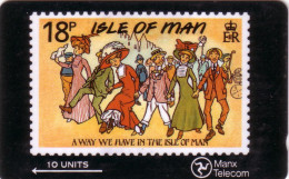 MAN ISLE OF FEST IN MAN FETE LOCALE 10U UT - Stamps & Coins