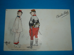 Illustrateurs ) Guillaume - Année 1900 - Publicité : Chocolat-louit - N° 16 - D'abord On Doit Se Taire Quand On Parle - Guillaume