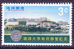 Ryu-Kyu-Inseln  - Universität In Shuri (MiNr: 174) 1966 - Postfr. MNH - Ryukyu Islands